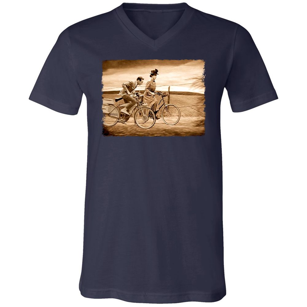 Unisex V-Neck T-Shirt - CMG53KM6 - Navy - 9