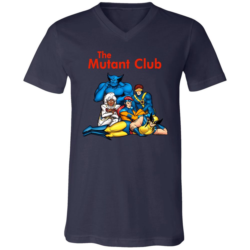 Unisex V-Neck T-Shirt - 48X8KQ5Z - Navy - 9