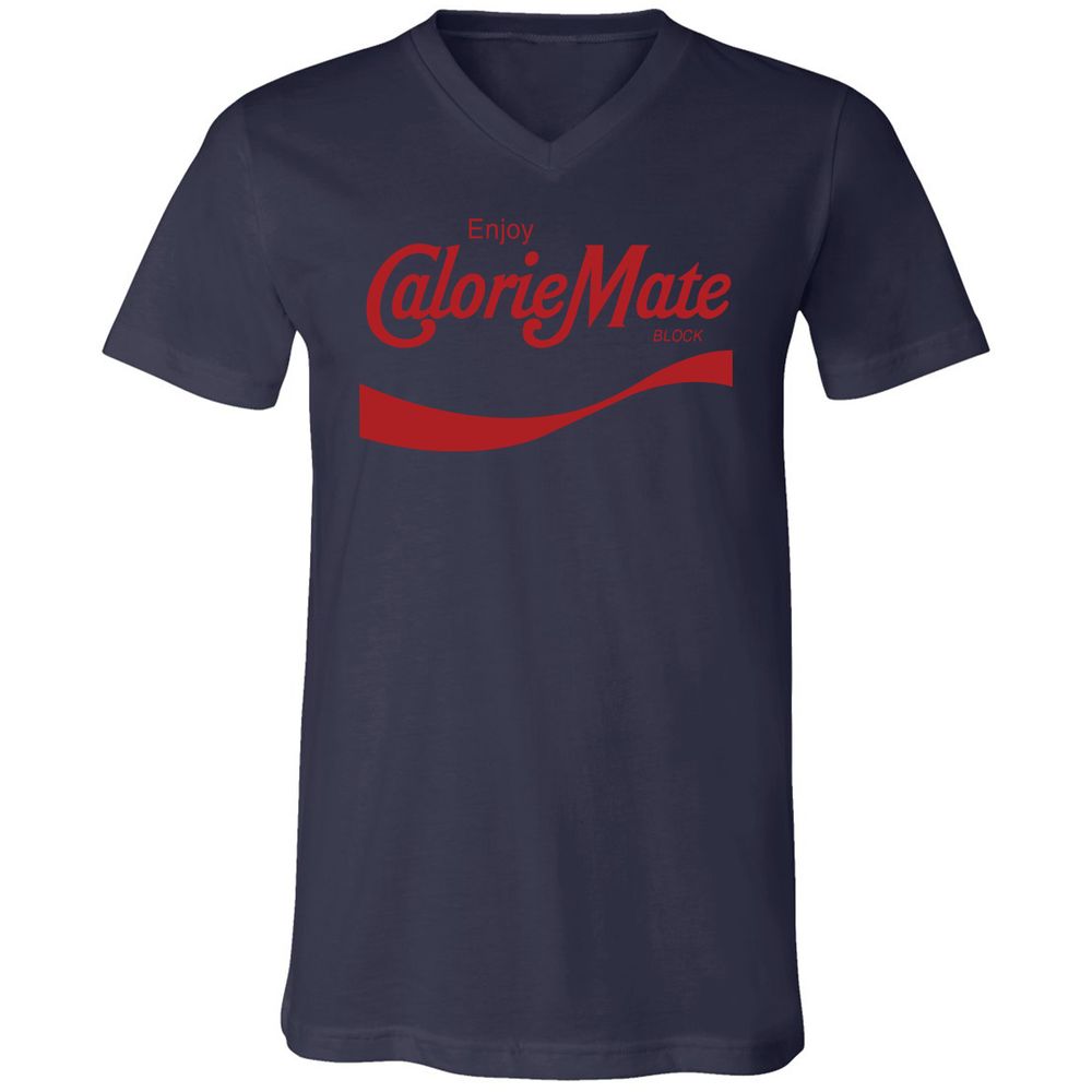 Unisex V-Neck T-Shirt - XZZ325EH - Navy - 9