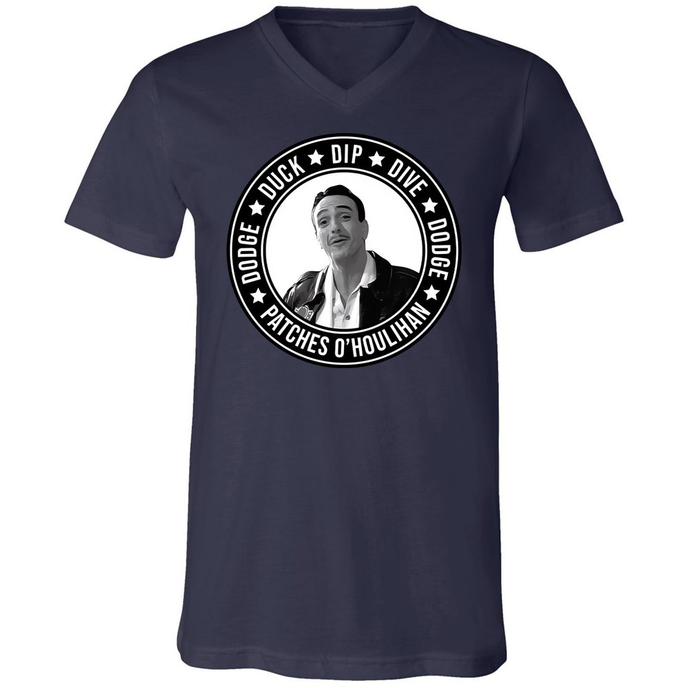 Unisex V-Neck T-Shirt - WHCH8HE1 - Navy - 9