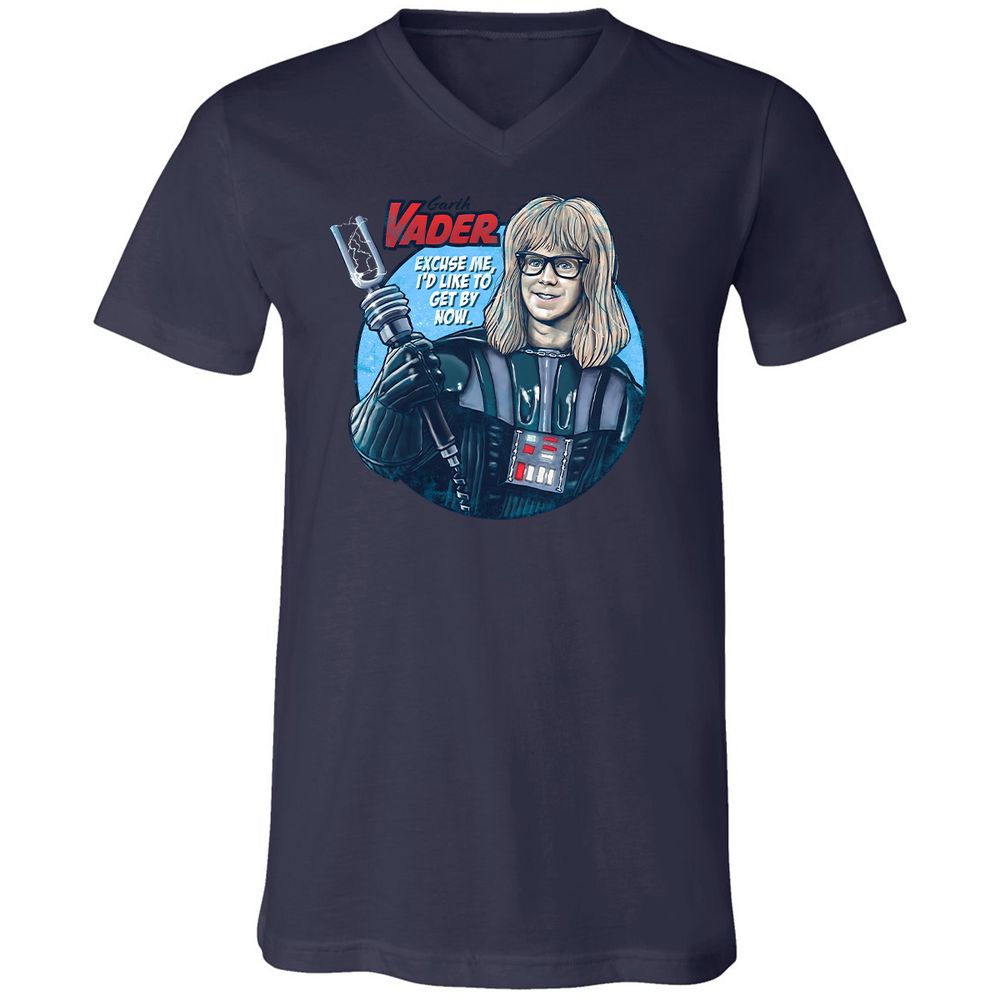 Unisex V-Neck T-Shirt - BNRZ8ML8 - Navy - 9