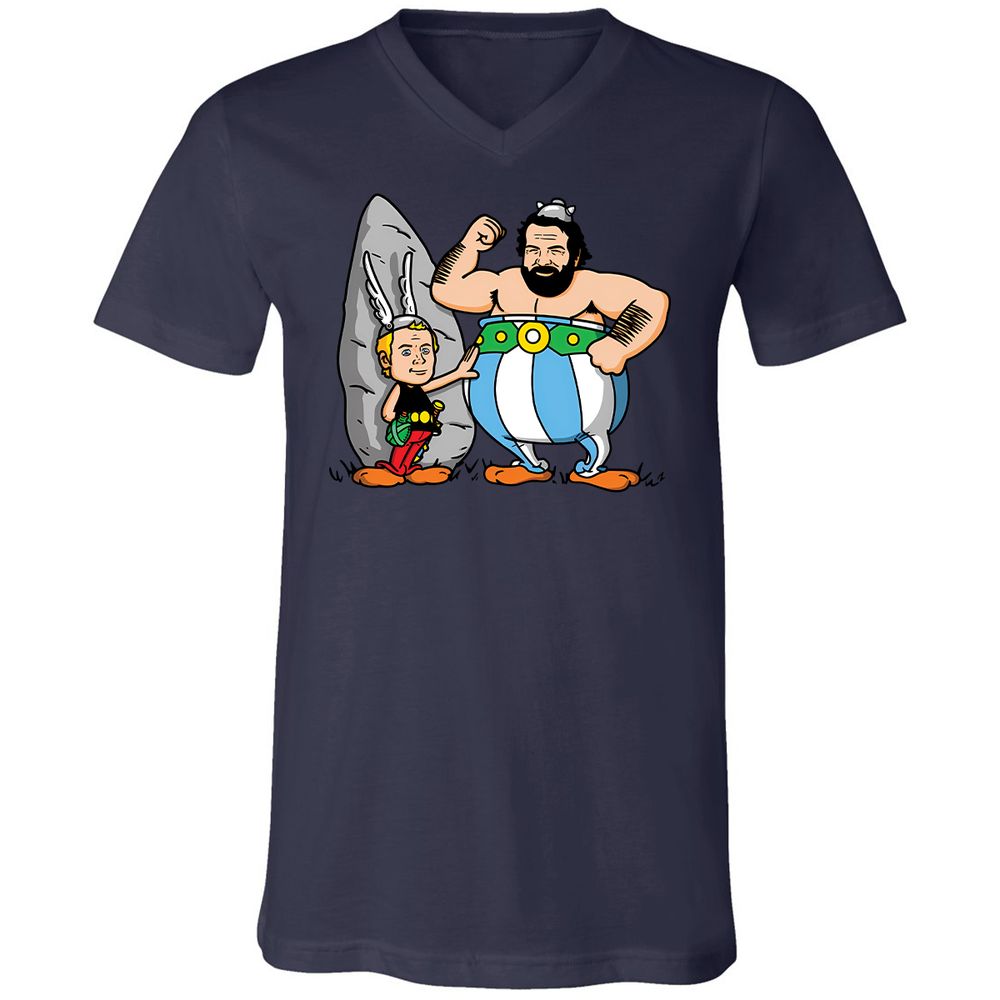 Unisex V-Neck T-Shirt - Y1AS78VN - Navy - 9