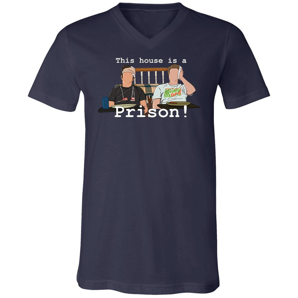 Unisex V-Neck T-Shirt - 2W476TUU - Navy - 9