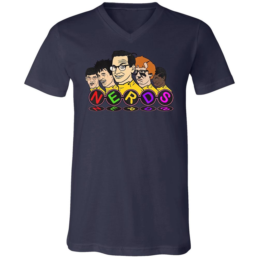 Unisex V-Neck T-Shirt - 72EFL3T2 - Navy - 9
