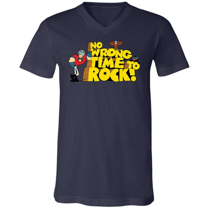 Unisex V-Neck T-Shirt - 6P3RLVDD - Navy - 9