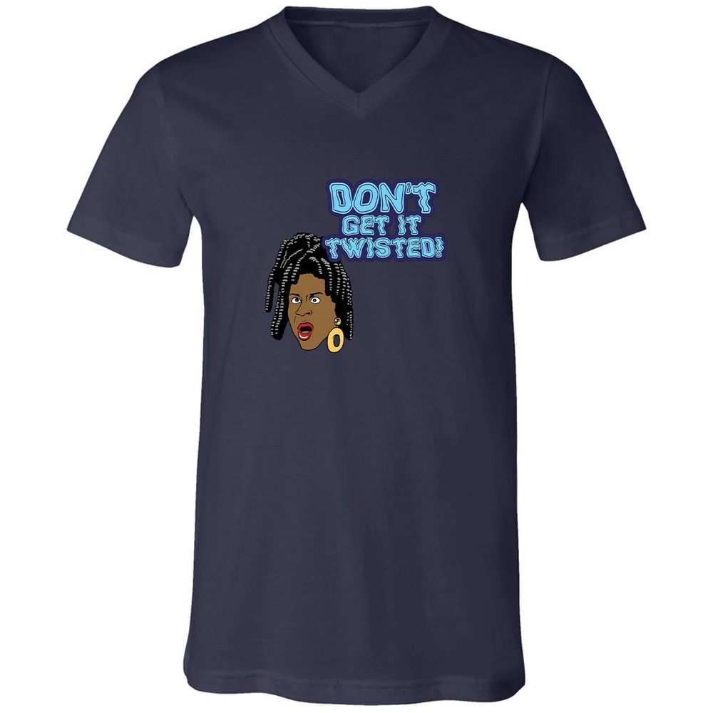 Unisex V-Neck T-Shirt - VMEH94UD - Navy - 9