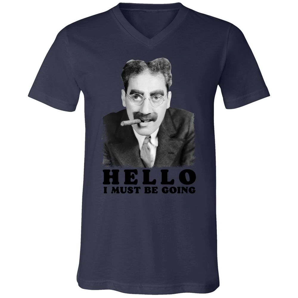 Unisex V-Neck T-Shirt - TAF9SU3S - Navy - 9