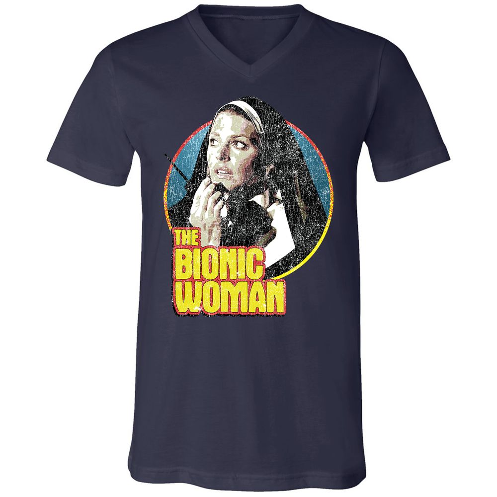 Unisex V-Neck T-Shirt - 8S8PLG24 - Navy - 9