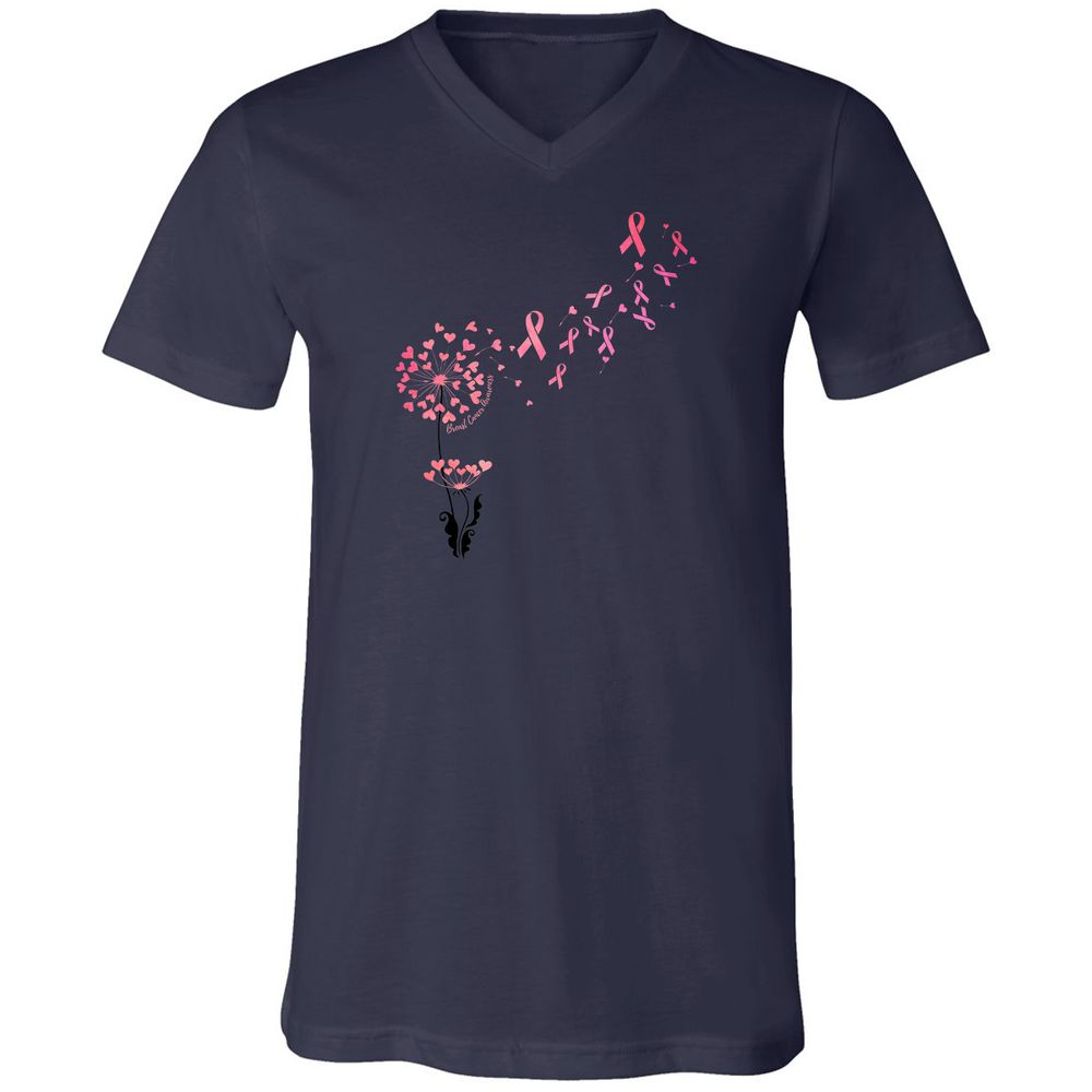 Unisex V-Neck T-Shirt - 7TV9PNH8 - Navy - 9