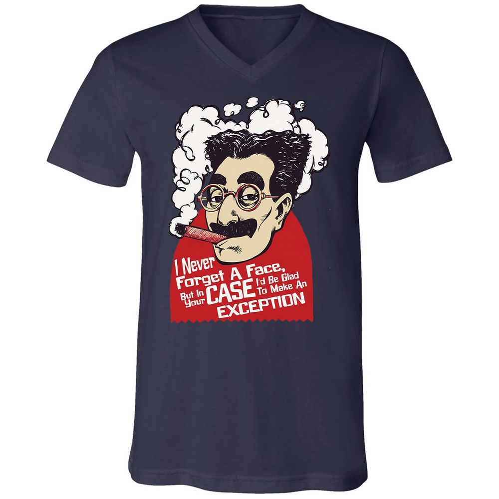 Unisex V-Neck T-Shirt - A34NAK4N - Navy - 9