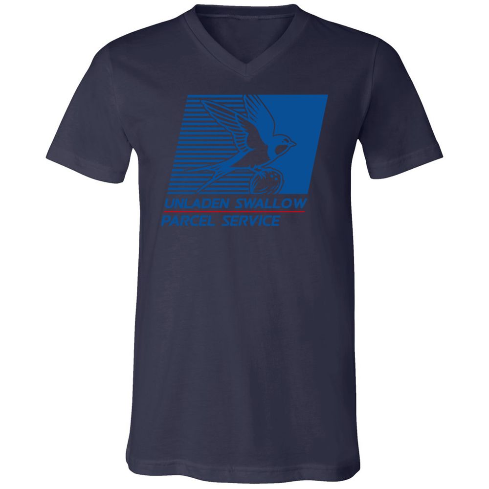 Unisex V-Neck T-Shirt - 55PU75KS - Navy - 9