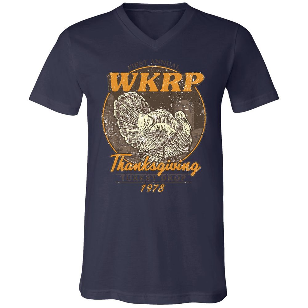 WKRP Turkey Drop - Navy - 9