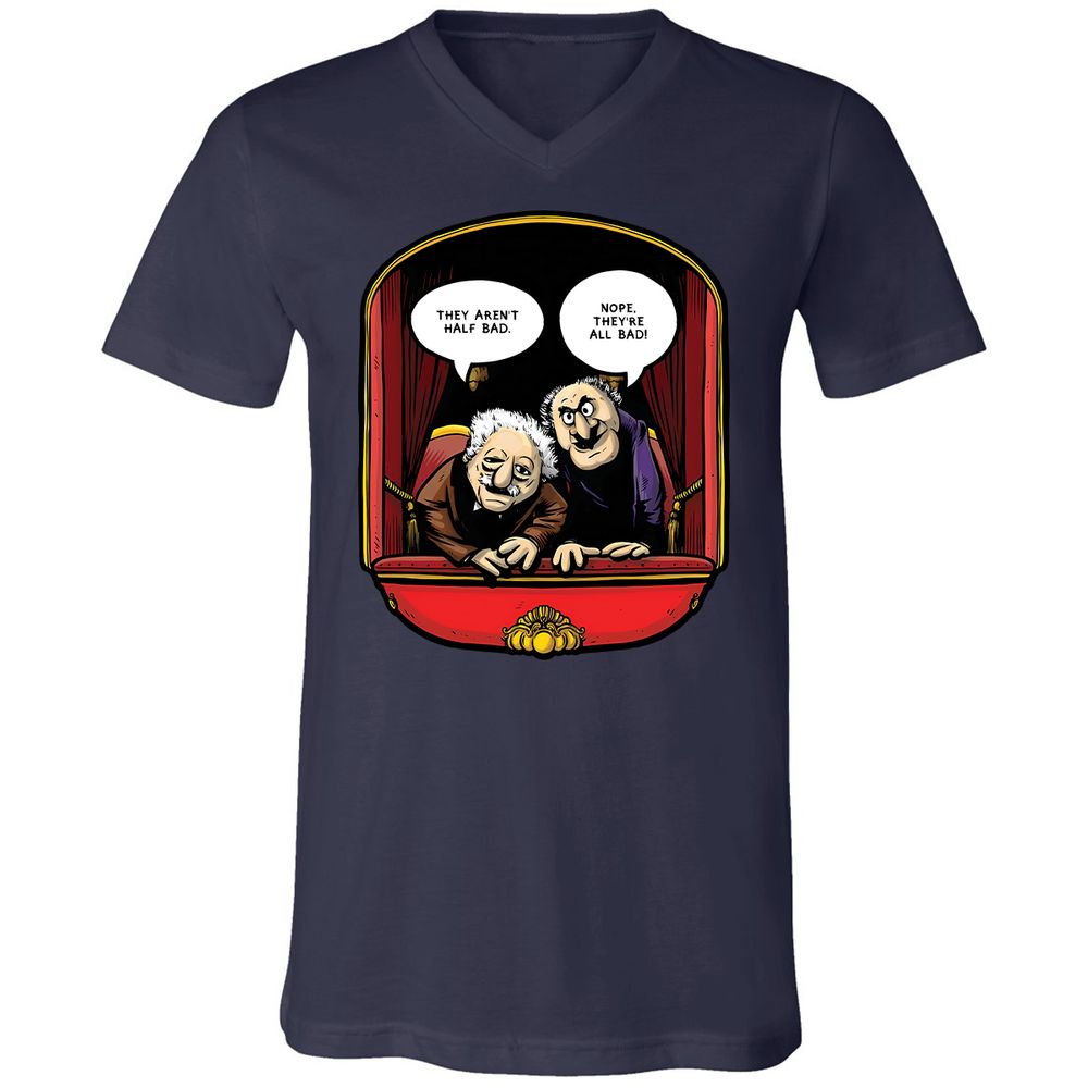 Statler and Waldorf (All Bad) - Navy - 9
