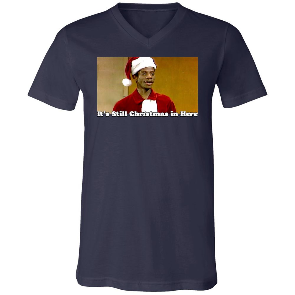 Unisex V-Neck T-Shirt - MU3BPAAB - Navy - 9