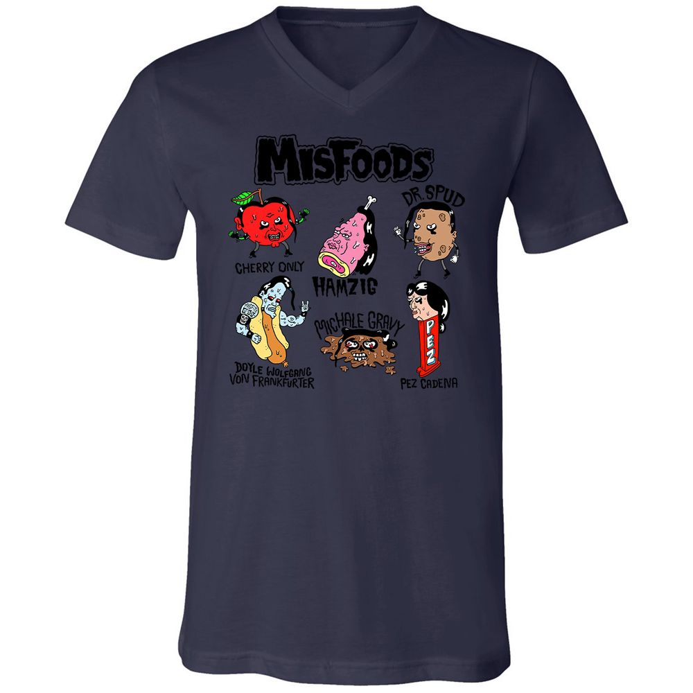 Unisex V-Neck T-Shirt - PX1Y5PCV - Navy - 9