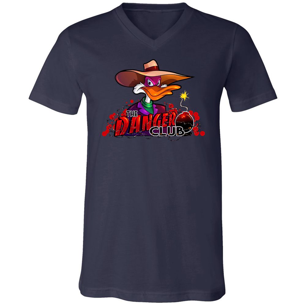 Unisex V-Neck T-Shirt - RWCKX19B - Navy - 9