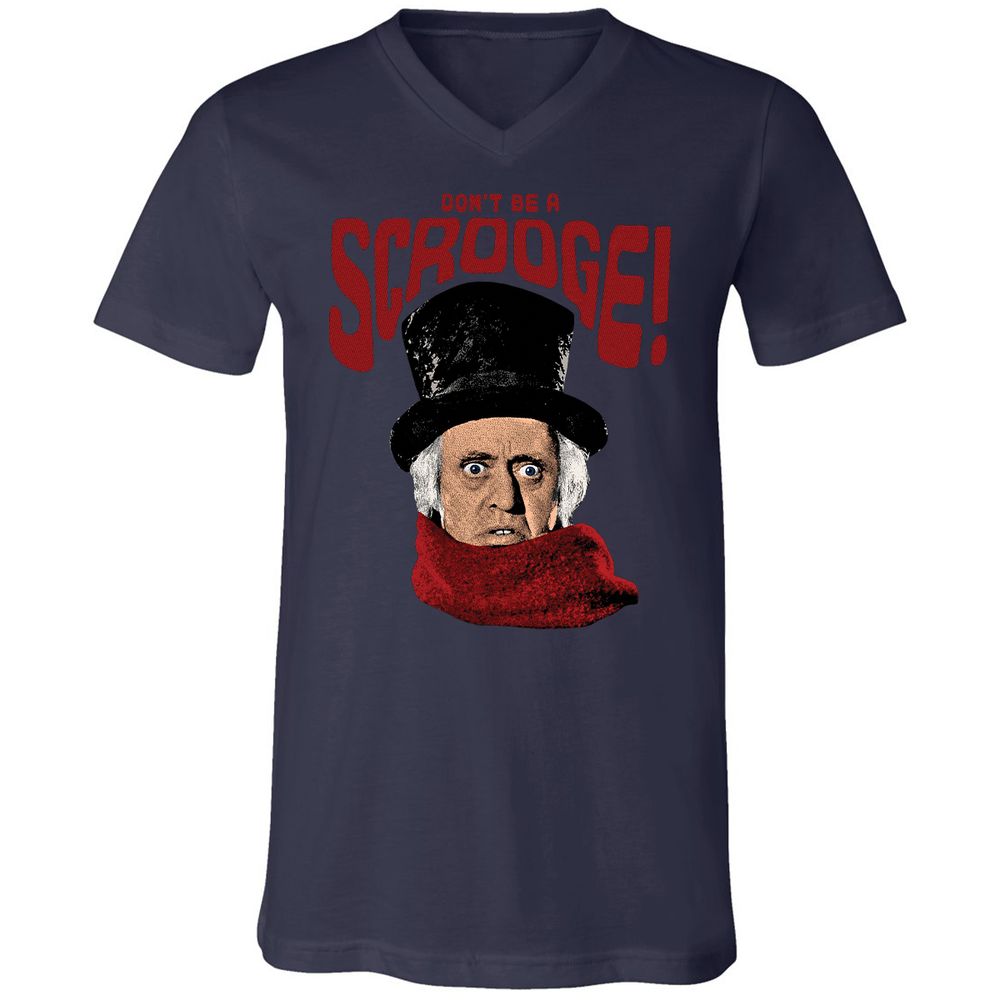 Unisex V-Neck T-Shirt - ZGYCX9JE - Navy - 9