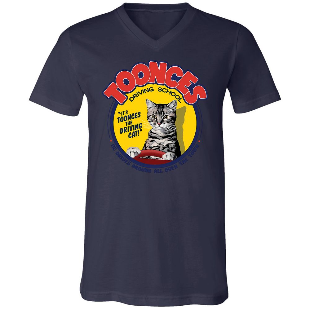 Unisex V-Neck T-Shirt - K1ULC959 - Navy - 9