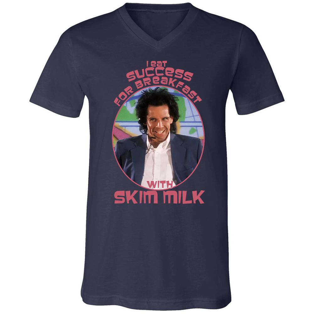 Unisex V-Neck T-Shirt - SY5DG28J - Navy - 9