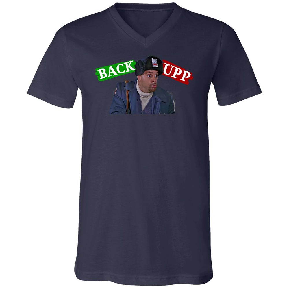 Unisex V-Neck T-Shirt - BVZC16RK - Navy - 9