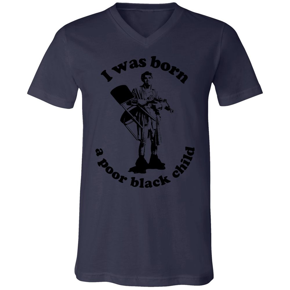Unisex V-Neck T-Shirt - 2PWJ2PJM - Navy - 9