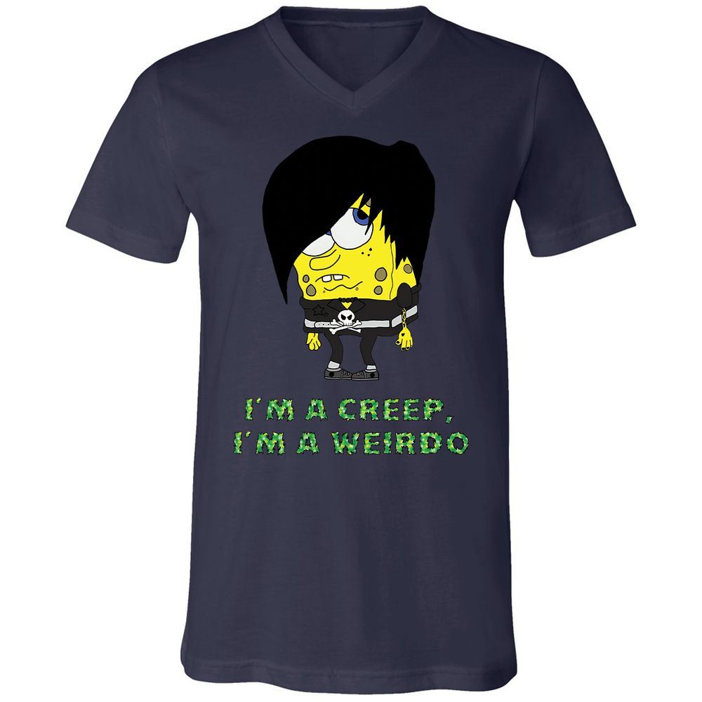 Unisex V-Neck T-Shirt - LCVV9YMR - Navy - 9