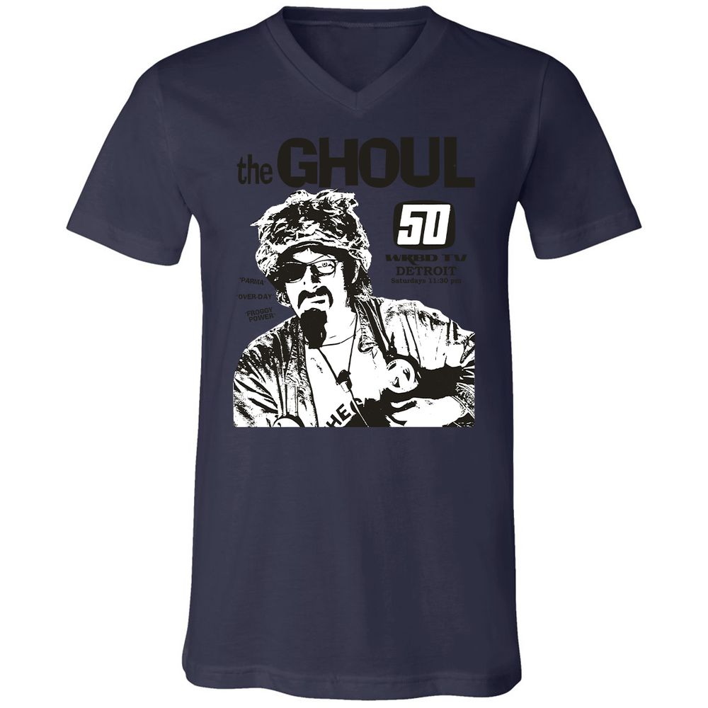 Unisex V-Neck T-Shirt - GSB3RW4P - Navy - 9