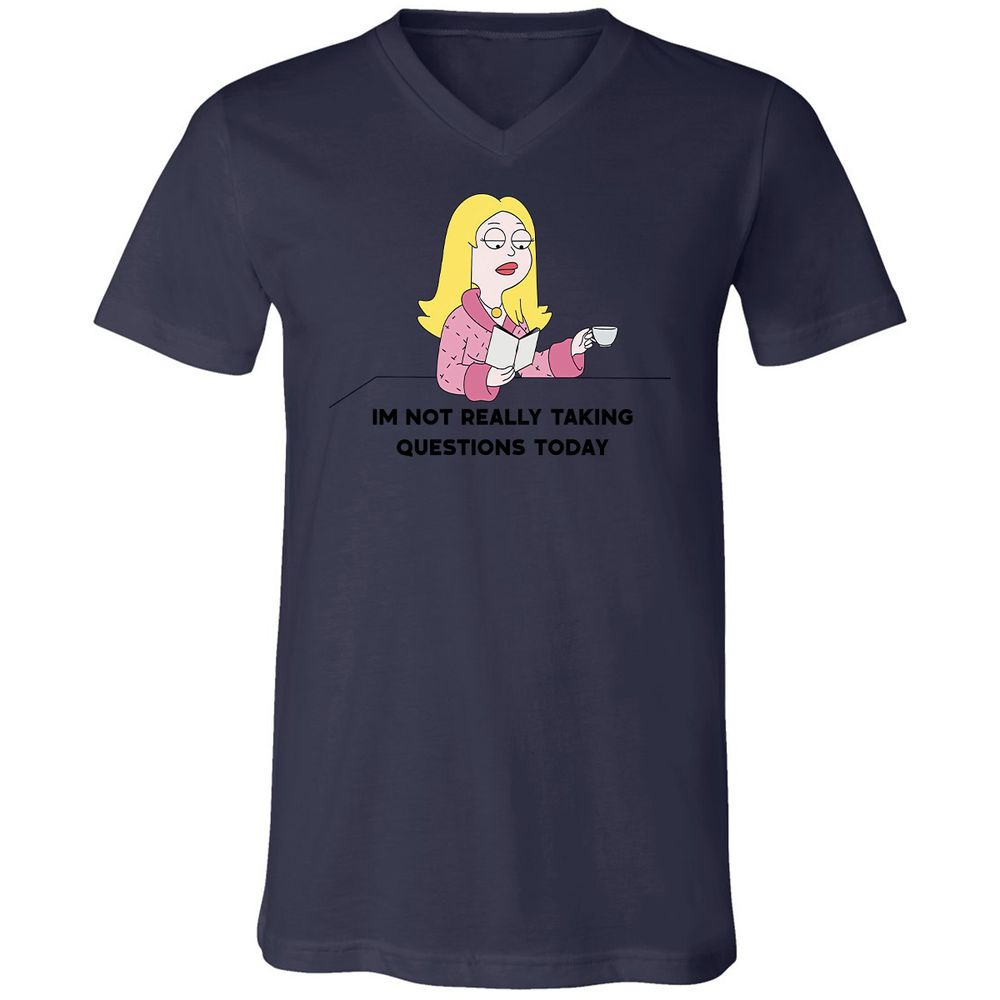 Unisex V-Neck T-Shirt - Z261ZKDU - Navy - 9