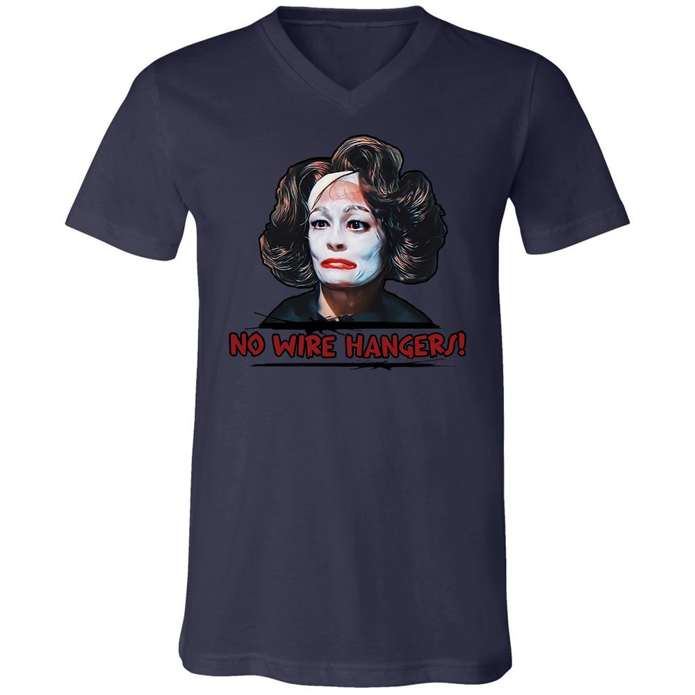 Unisex V-Neck T-Shirt - 6H4ES4WA - Navy - 9