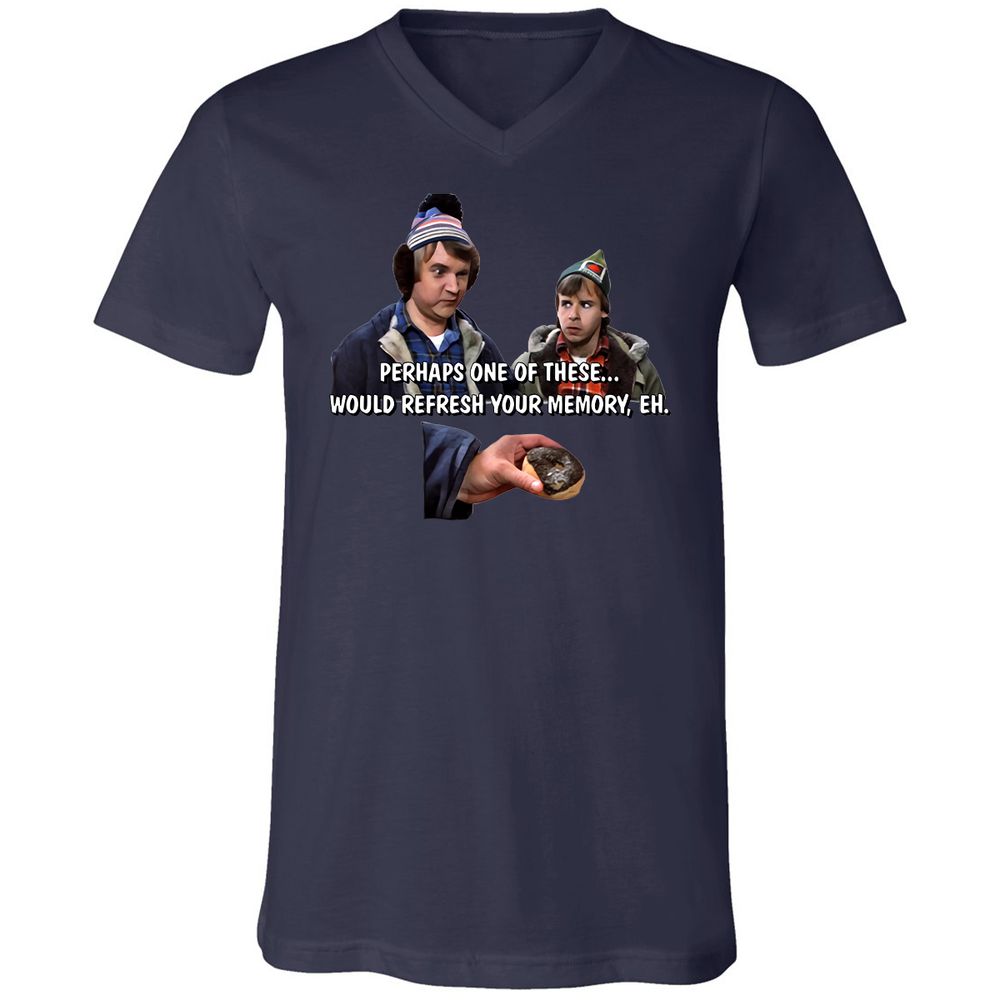 Unisex V-Neck T-Shirt - 2HC23MQ7 - Navy - 9