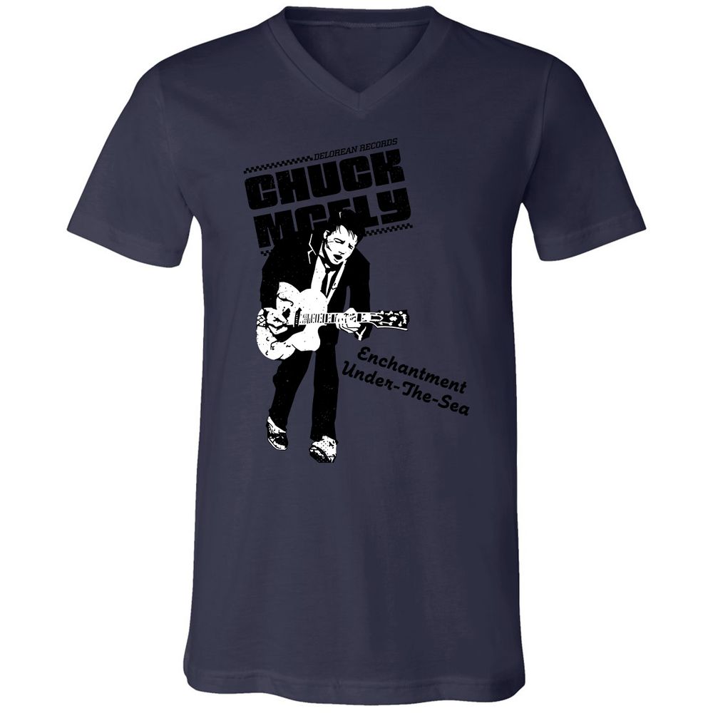 Unisex V-Neck T-Shirt - G94SNAYC - Navy - 9