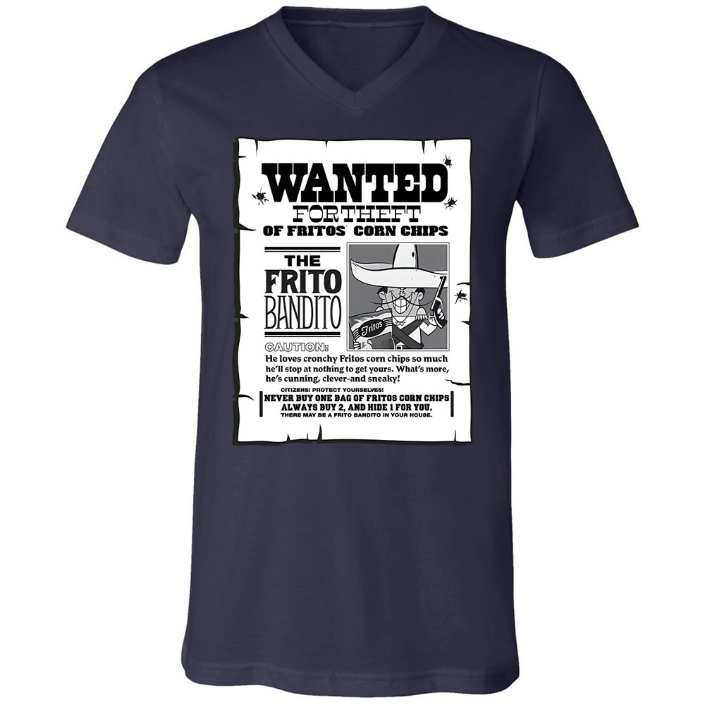 Unisex V-Neck T-Shirt - YWNJ11T5 - Navy - 9