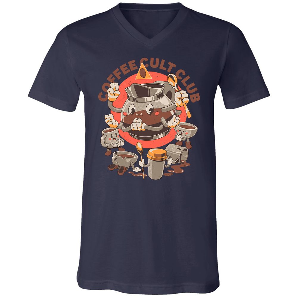 Unisex V-Neck T-Shirt - SFE62U3T - Navy - 9