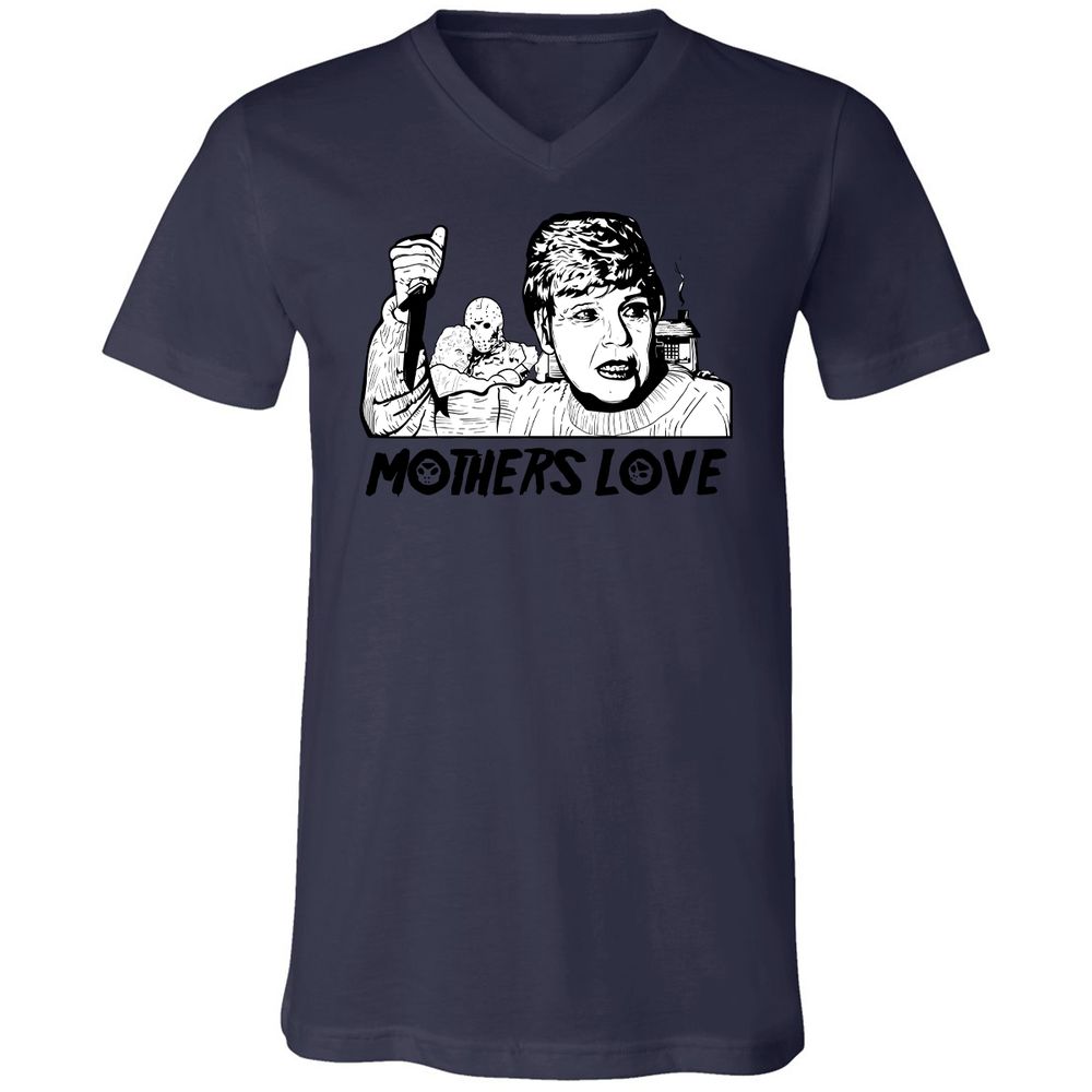 Unisex V-Neck T-Shirt - 9K87UWFA - Navy - 9