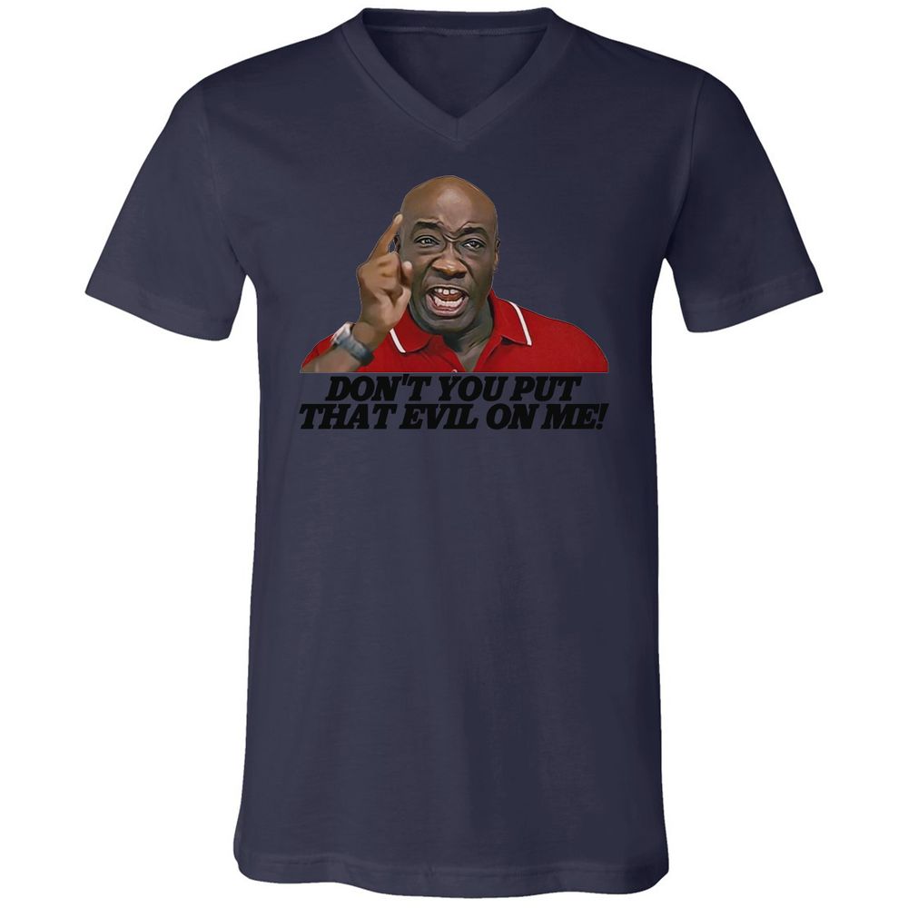 Unisex V-Neck T-Shirt - U8C1AWHK - Navy - 9