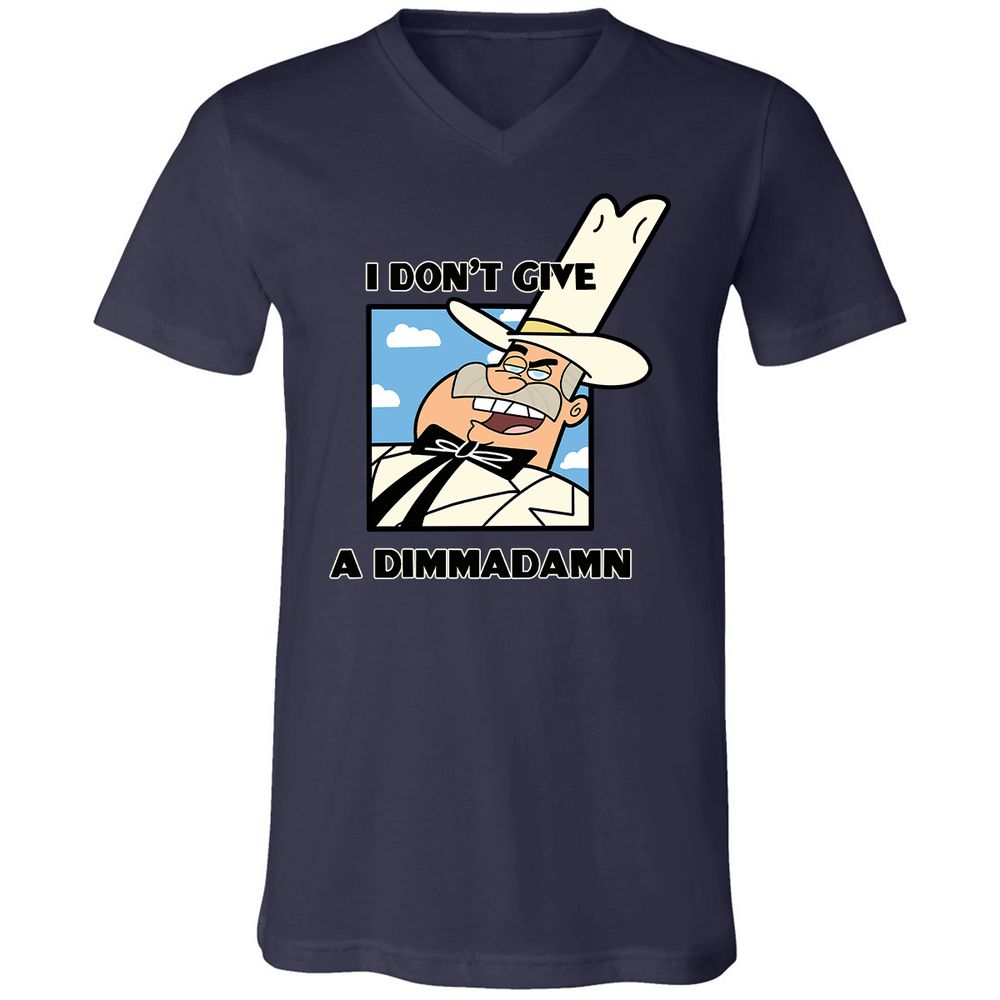 Unisex V-Neck T-Shirt - VTRFFSZ8 - Navy - 9