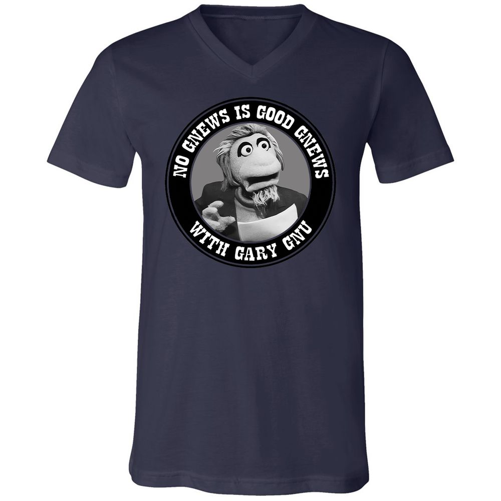 Unisex V-Neck T-Shirt - HRS8AT7S - Navy - 9