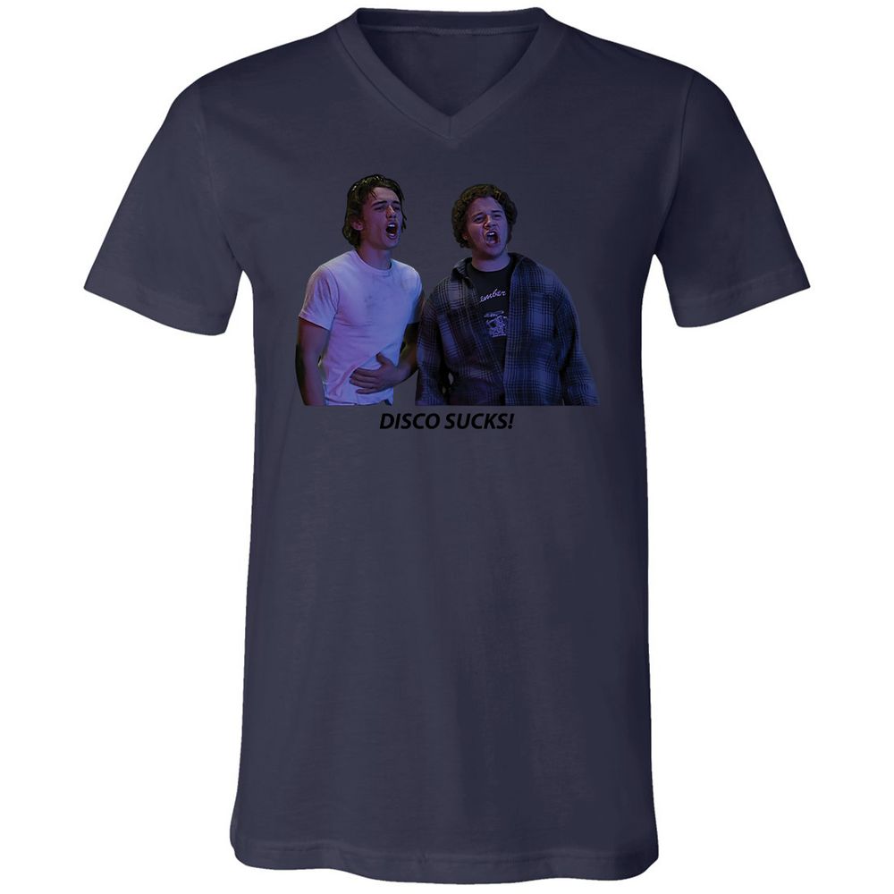 Unisex V-Neck T-Shirt - VY396GWP - Navy - 9