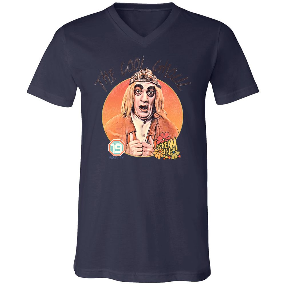 Unisex V-Neck T-Shirt - FEFJDZJ9 - Navy - 9
