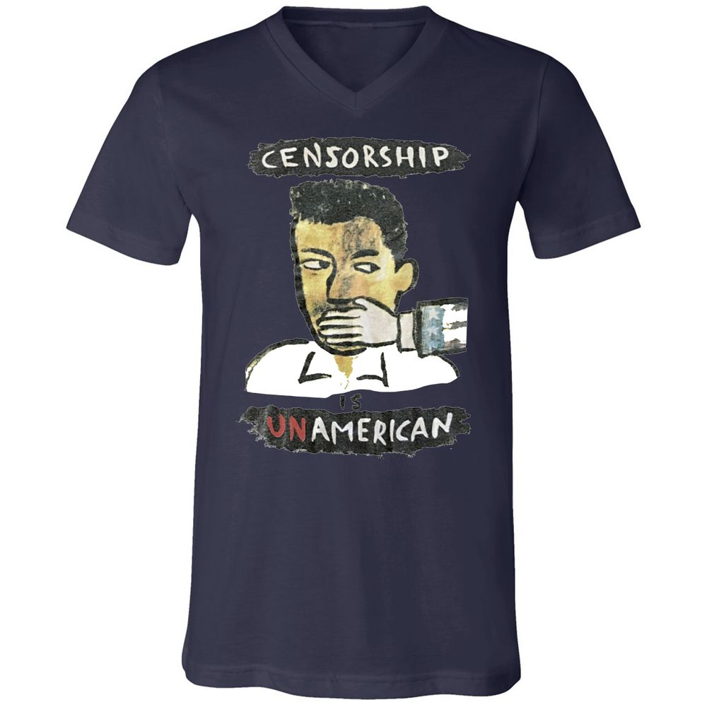 Censorship is Unamerican - Navy - 9