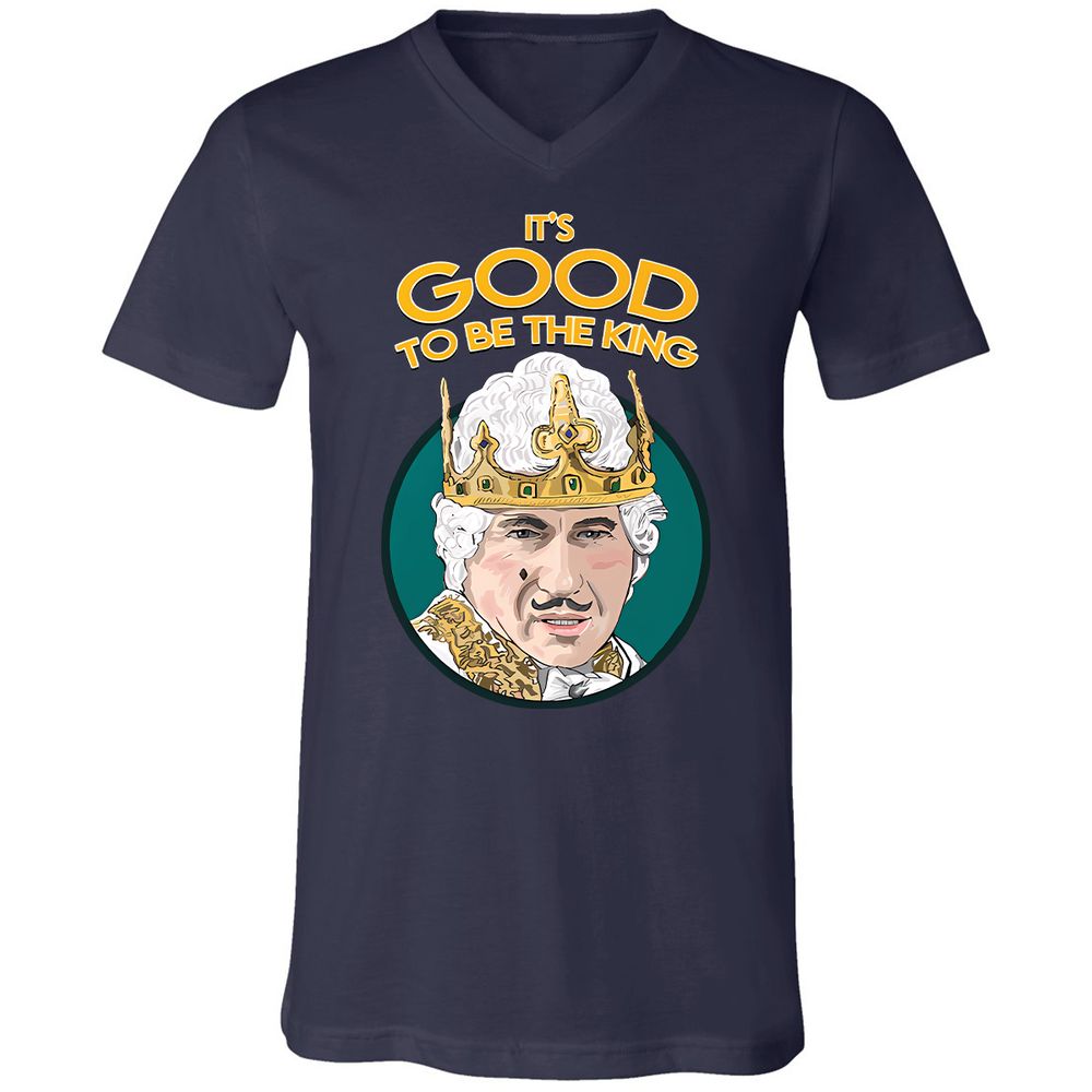 Unisex V-Neck T-Shirt - LA18SPNG - Navy - 9