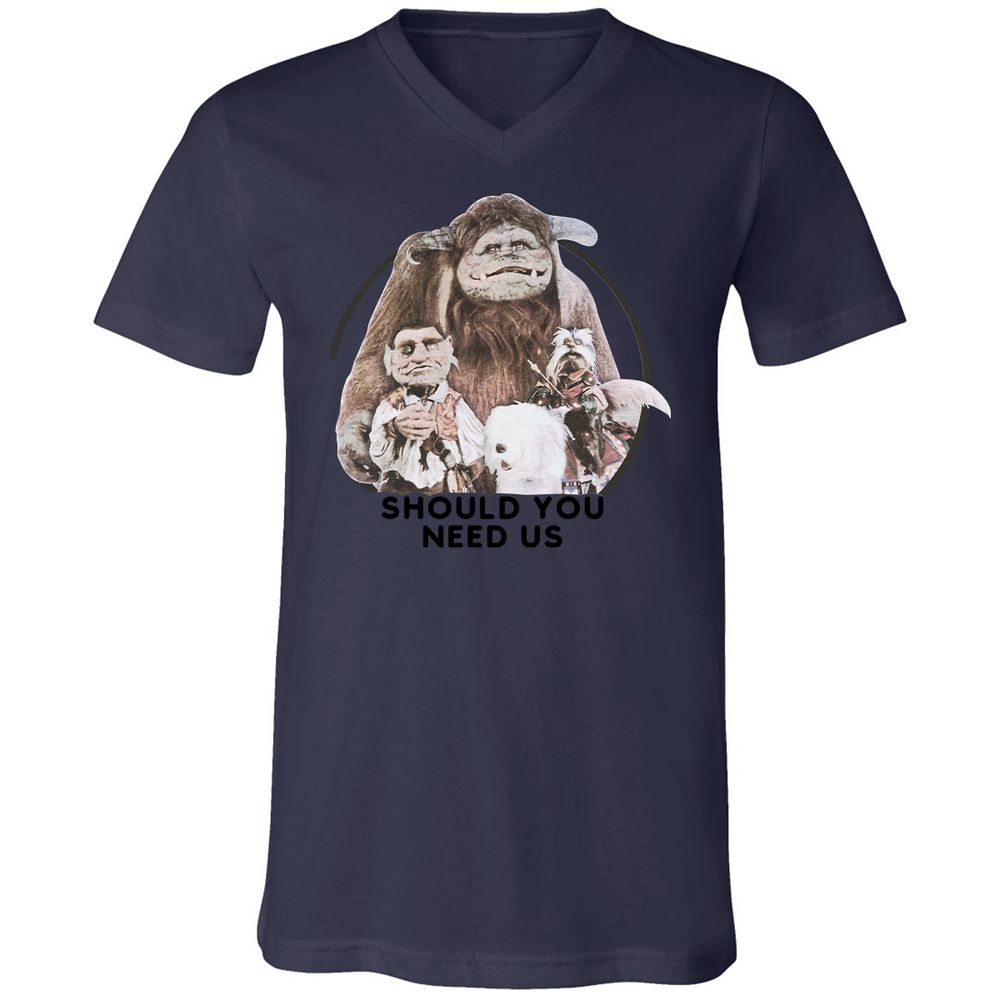 Unisex V-Neck T-Shirt - THA13UGY - Navy - 9
