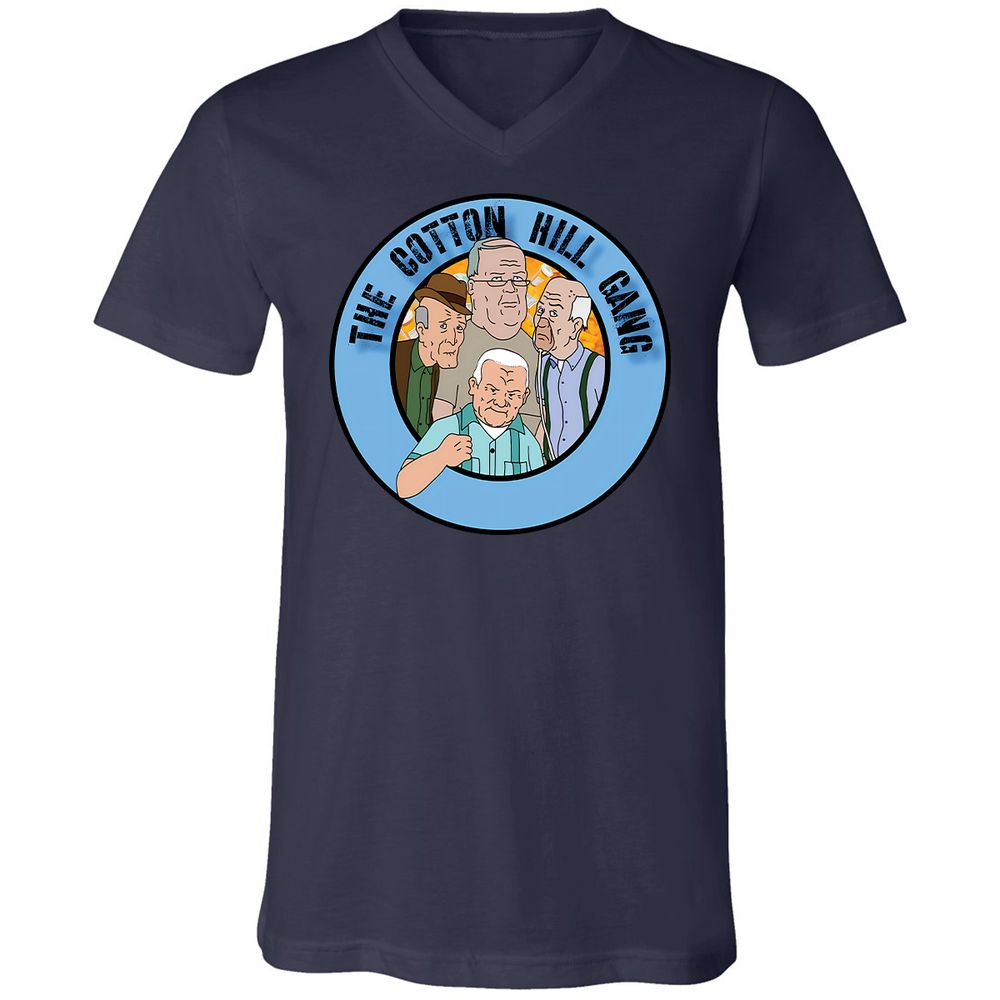 Unisex V-Neck T-Shirt - Z9J49874 - Navy - 9