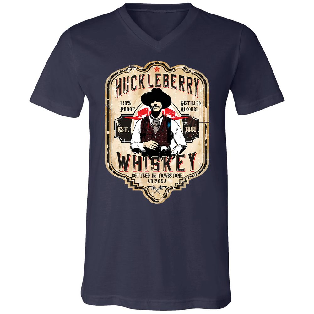 Huckleberry Whiskey Label - Navy - 9