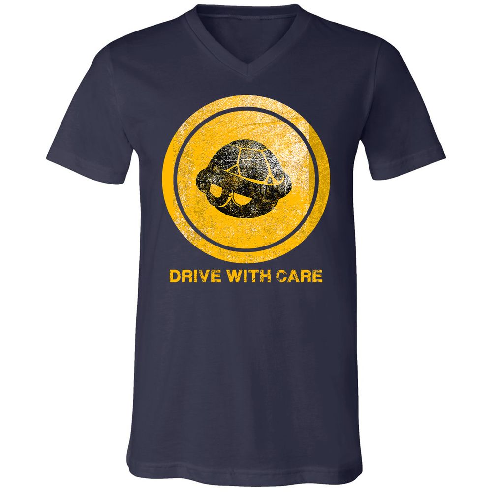 Unisex V-Neck T-Shirt - 2L85XG26 - Navy - 9