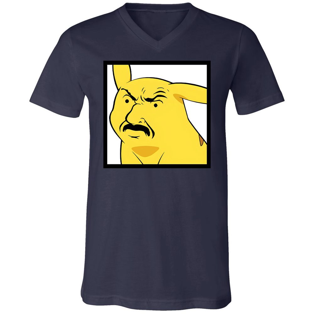Unisex V-Neck T-Shirt - 8UB9DNPS - Navy - 9