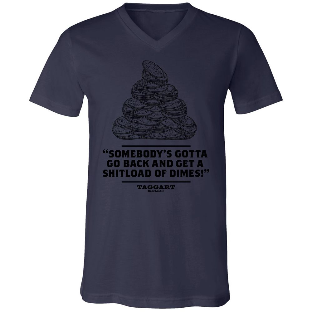 Unisex V-Neck T-Shirt - RCCSF3K4 - Navy - 9