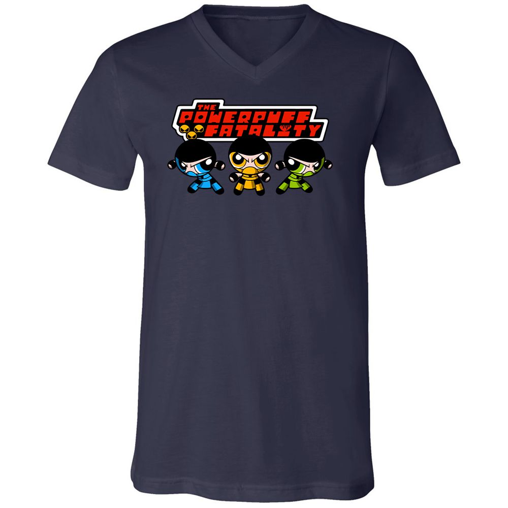 Unisex V-Neck T-Shirt - 3XM66BWP - Navy - 9