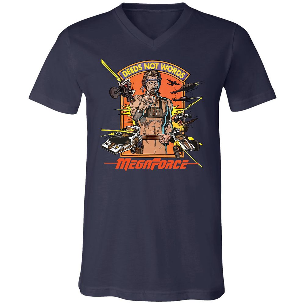 Unisex V-Neck T-Shirt - 5SYHEMW9 - Navy - 9