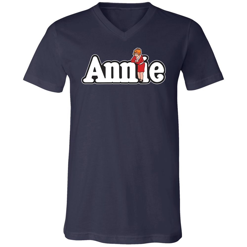 Unisex V-Neck T-Shirt - NQG1NV8N - Navy - 9